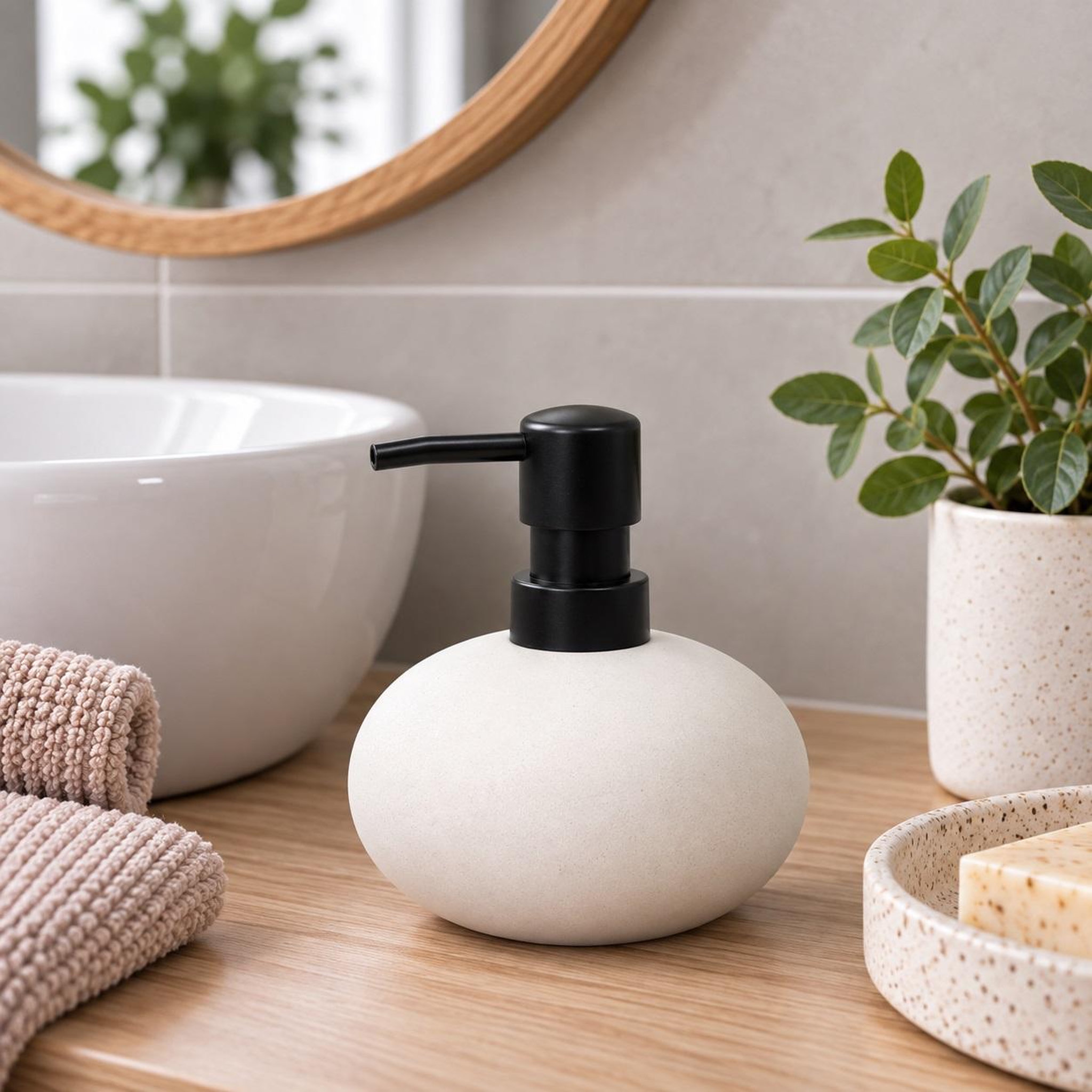 Voir la diapositive 2 : Eden Distributeur de savon gres mambos