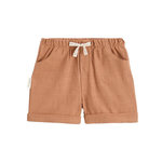 Petit Béguin Short enfant Kansas City. Coloris disponibles : Marron