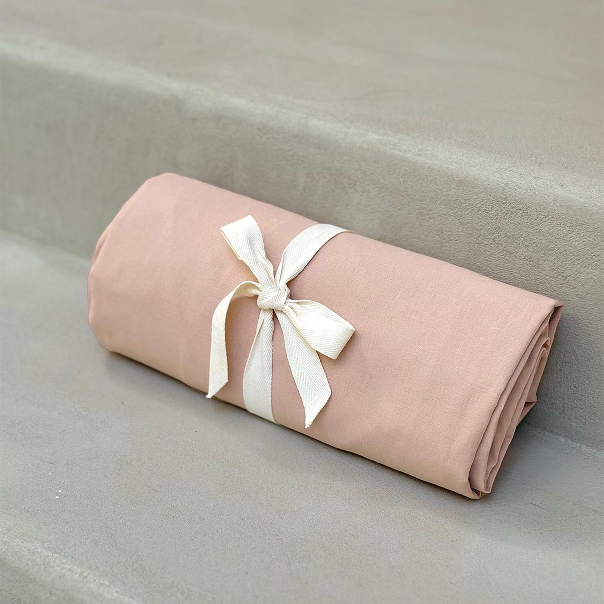 Voir la diapositive 1 : PETIT BEGUIN Drap housse enfant bois de rose 90 x 190 cm