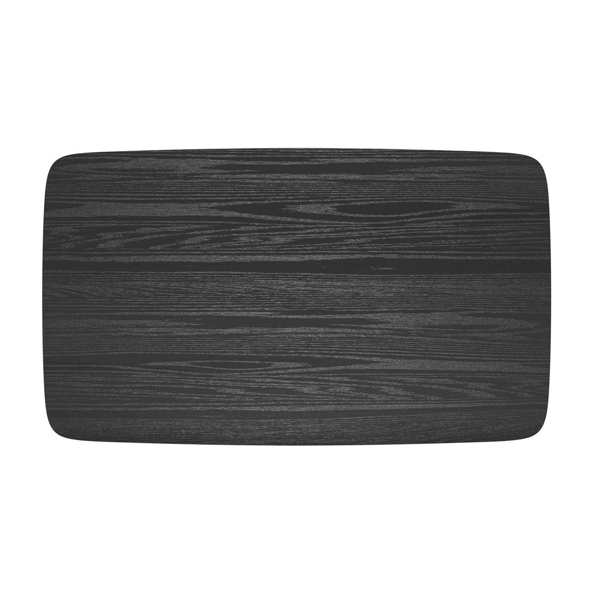 Voir la diapositive 6 : MAISON PAVANE Table rectangulaire 6 personnes en bois noir 150 cm-oman