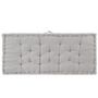 Voir la diapositive 4 : VIDAXL Coussin de plancher de palette Coton 120x80x10 cm Gris