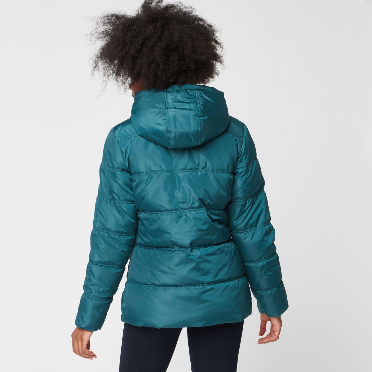 INEXTENSO Doudoune doublée sherpa vert emeraude femme