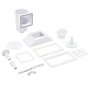 Voir la diapositive 1 : VIDAXL Ecumoire de piscine a large ouverture 11 pcs 34,3x25x30,5 cm