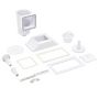 Voir la diapositive 1 : VIDAXL Ecumoire de piscine a large ouverture 11 pcs 34,3x25x30,5 cm