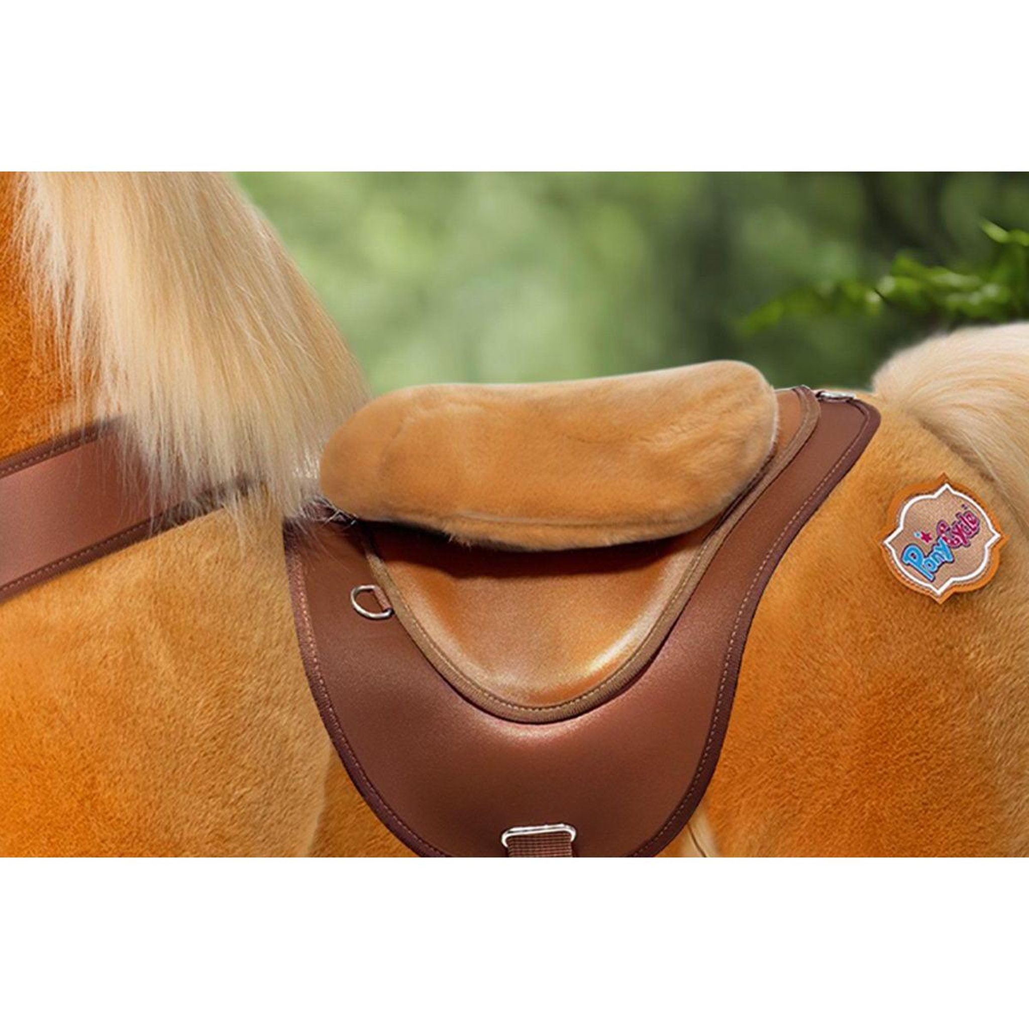 Voir la diapositive 3 : Ponycycle Cheval Porteur Enfant Modele Y marron clair