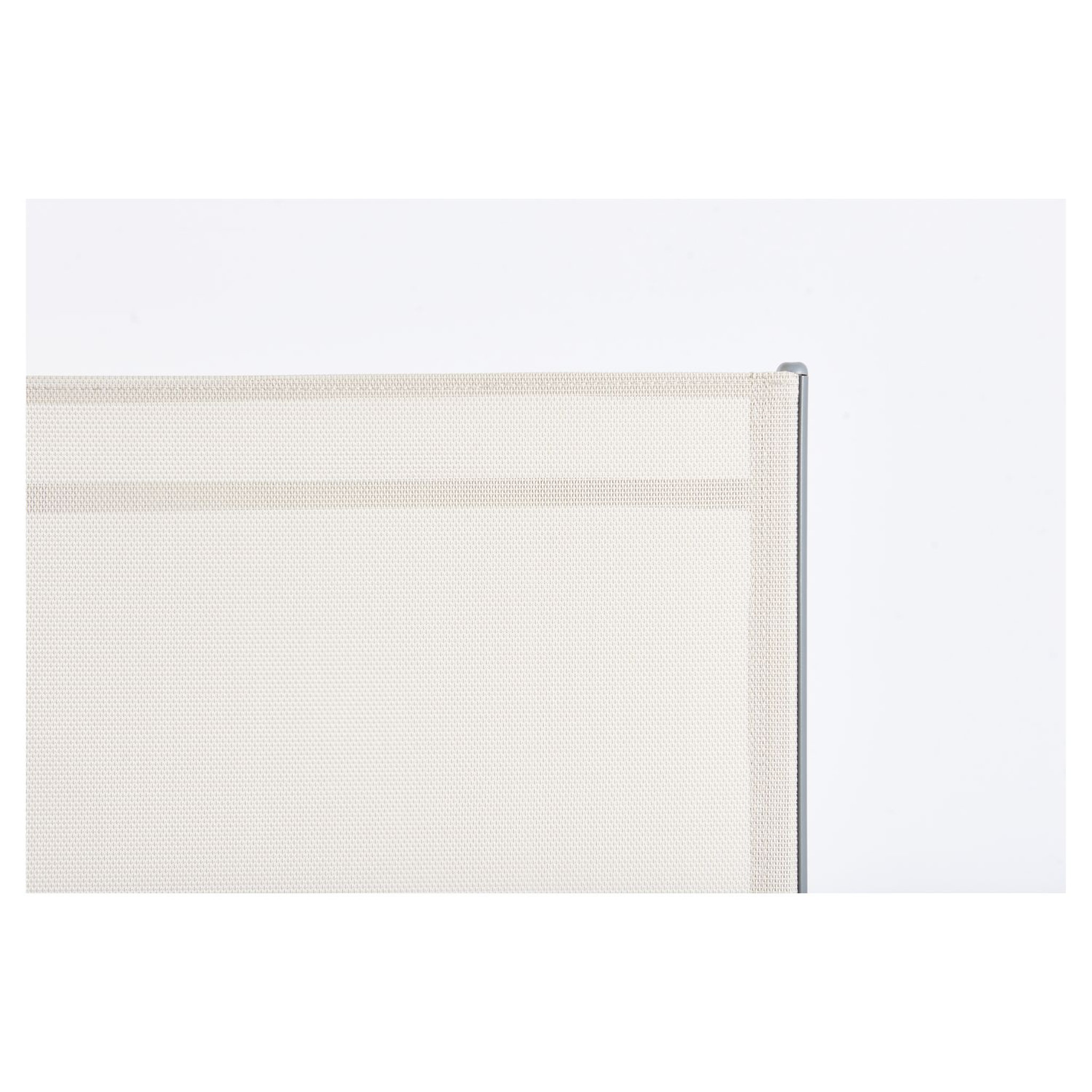 Voir la diapositive 4 : GARDENSTAR Bain de soleil 4 positions acier textilène blanc gris TULA