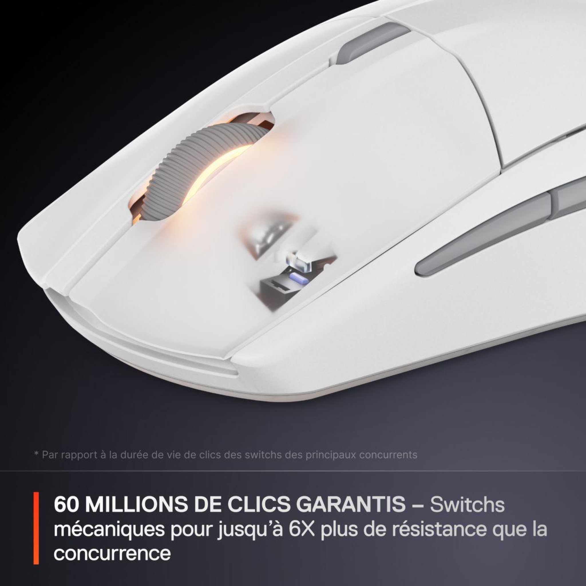 Voir la diapositive 5 : STEEL SERIES Souris gamer sans fil rival 3 wl gen 2 blanc