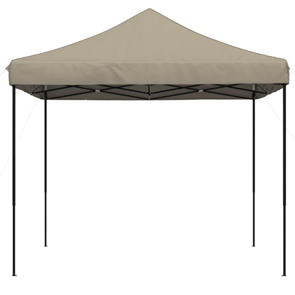 VIDAXL Tente de reception pliable escamotable taupe 292x292x315 cm