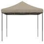 Voir la diapositive 4 : VIDAXL Tente de reception pliable escamotable taupe 292x292x315 cm