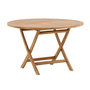 Voir la diapositive 1 : Paris Prix Table de Jardin Ronde  Kenya  120cm Naturel