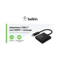 Voir la diapositive 4 : Belkin Adaptateur HDMI/USB-C USB-C HDMI 60W Noir