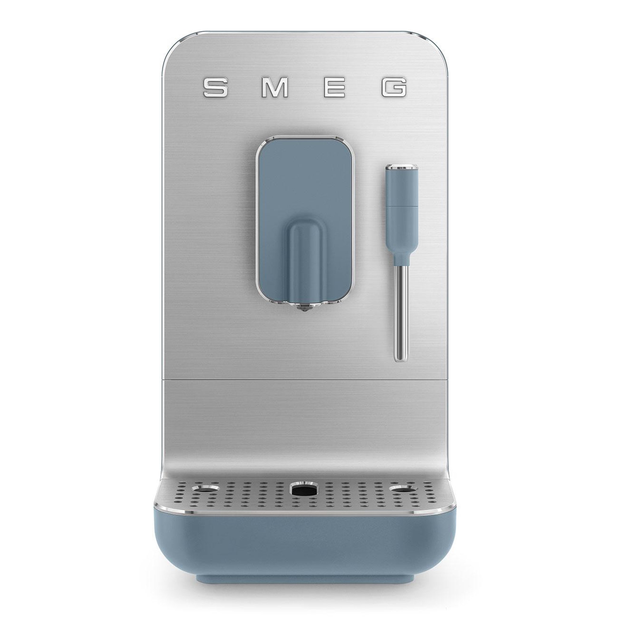 Voir la diapositive 2 : SMEG Expresso broyeur bleu - bcc12sbmeu