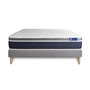 Voir la diapositive 3 : ACTISOM Ensemble ACTIFLEX CONFORT Matelas Ressorts ensachés+mémoire de forme 120x200cm Maxi épaisseur + sommier KIT gris