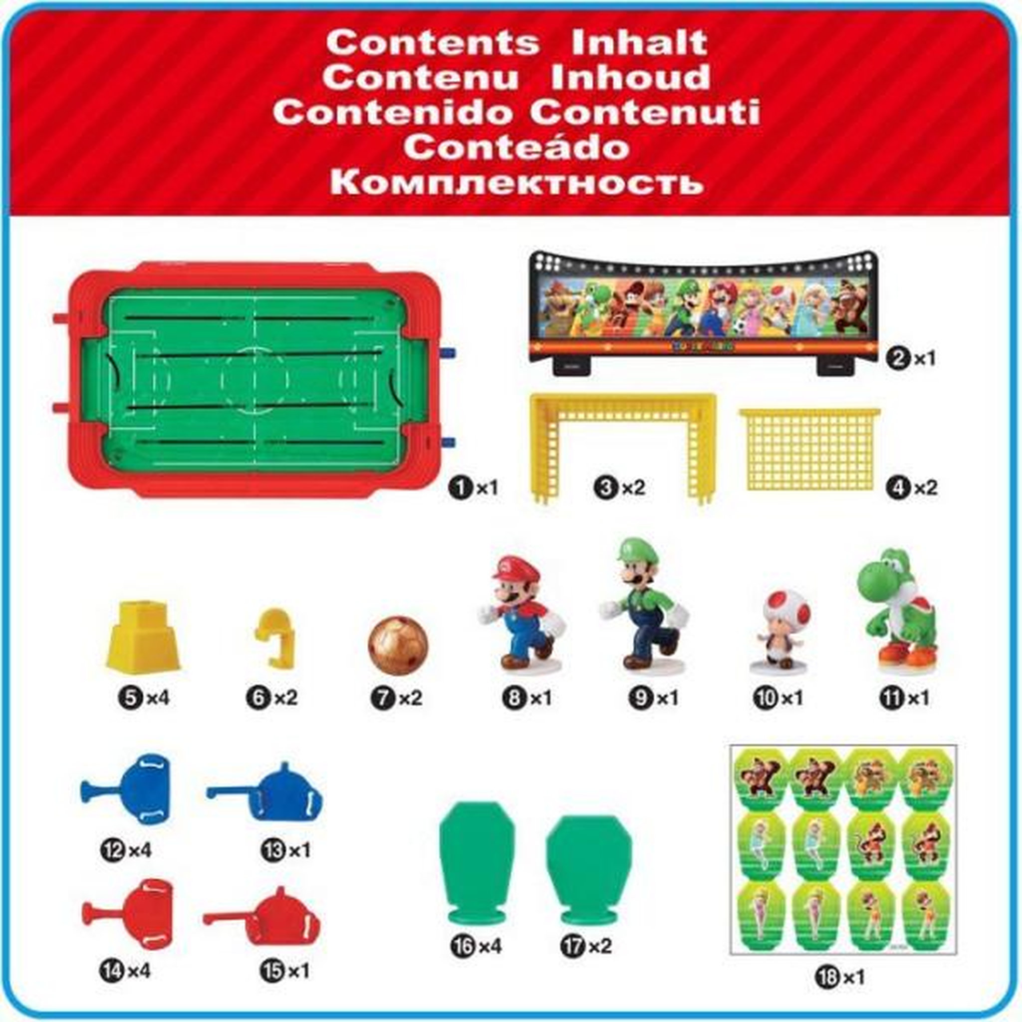 Voir la diapositive 5 : EPOCH Super Mario Football Striker