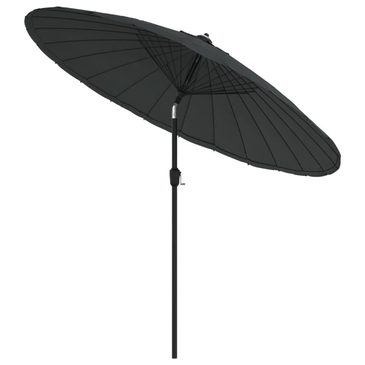 VIDAXL Parasol d'exterieur avec mat en aluminium 270 cm Anthracite