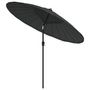 Voir la diapositive 3 : VIDAXL Parasol d'exterieur avec mat en aluminium 270 cm Anthracite