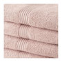 Voir la diapositive 2 : Today TODAY Lot de 4 Serviettes de Bain 100% coton - 50x100 cm - Rose des sables