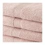 Voir la diapositive 2 : Today TODAY Lot de 4 Serviettes de Bain 100% coton - 50x100 cm - Rose des sables