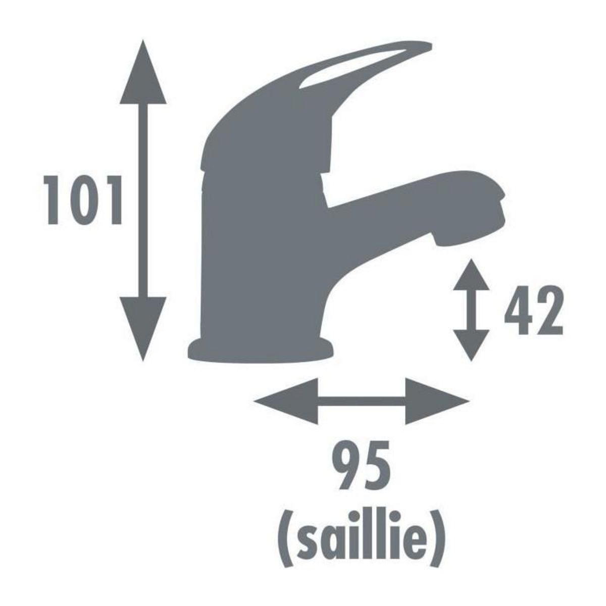 GENERIQUE Mitigeur Lavabo - EDOUARD ROUSSEAU - JOKER - Chromé
