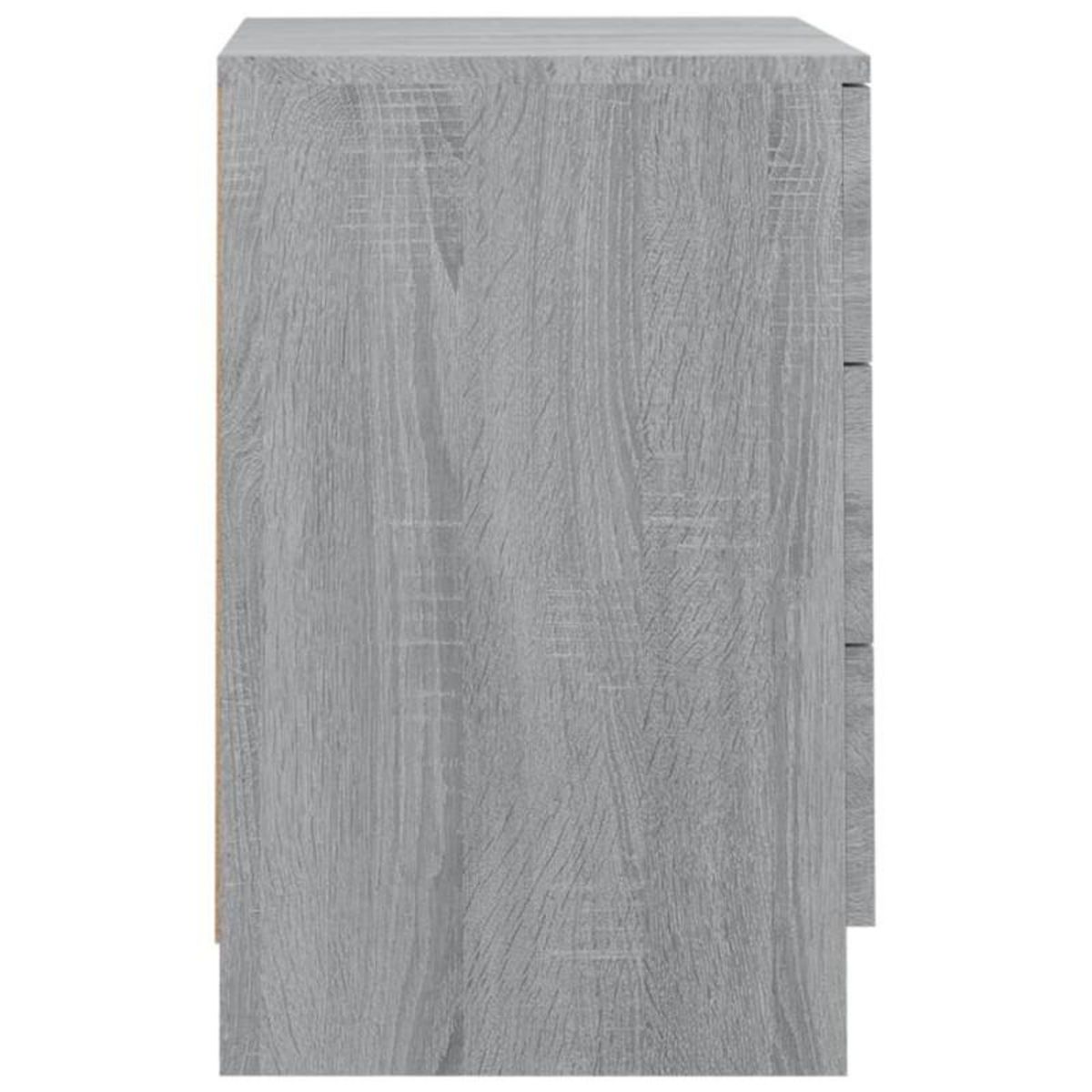 VIDAXL Table de chevet Sonoma gris 38x35x56 cm Bois d ingénierie