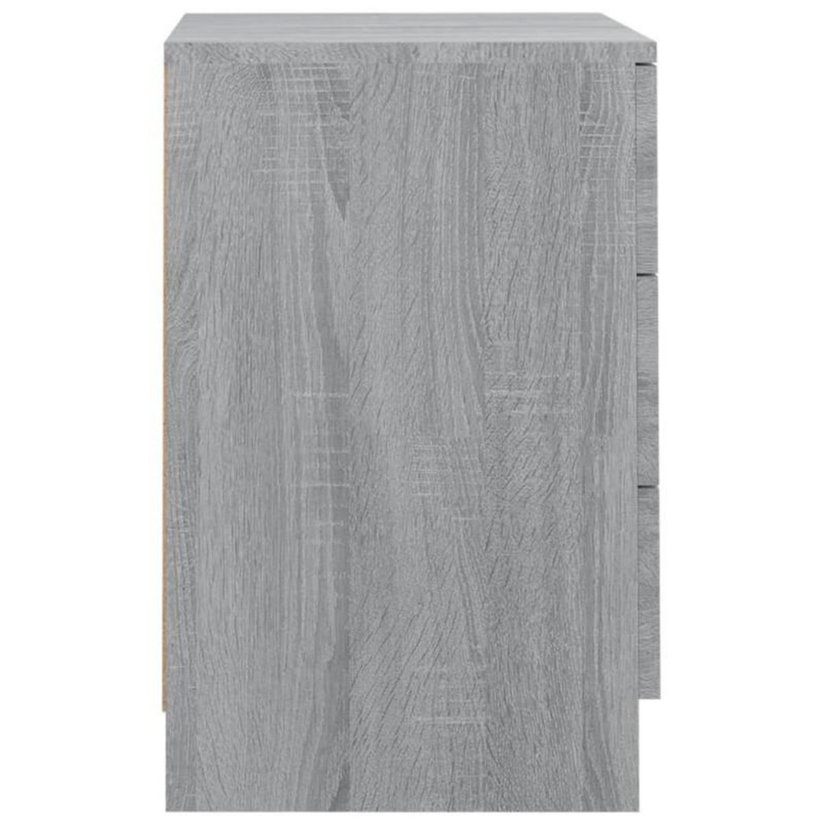 VIDAXL Table de chevet Sonoma gris 38x35x56 cm Bois d ingénierie