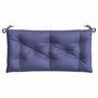 Voir la diapositive 5 : VIDAXL Coussins de banc de jardin lot de 2 bleu marine tissu oxford