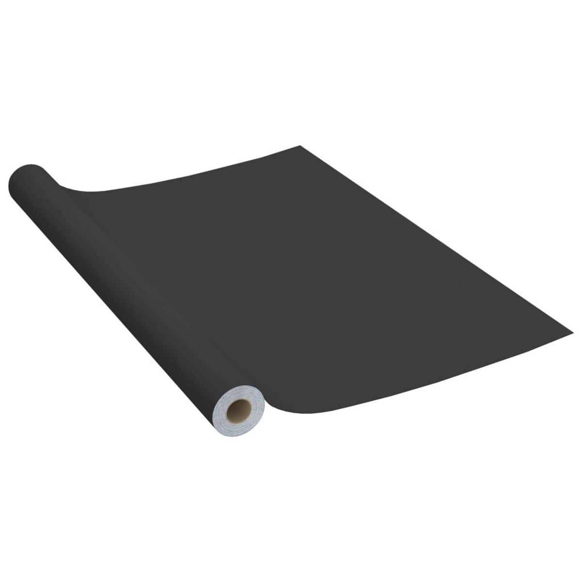VIDAXL Films autoadhesifs pour meubles 2 pcs Noir 500x90 cm PVC
