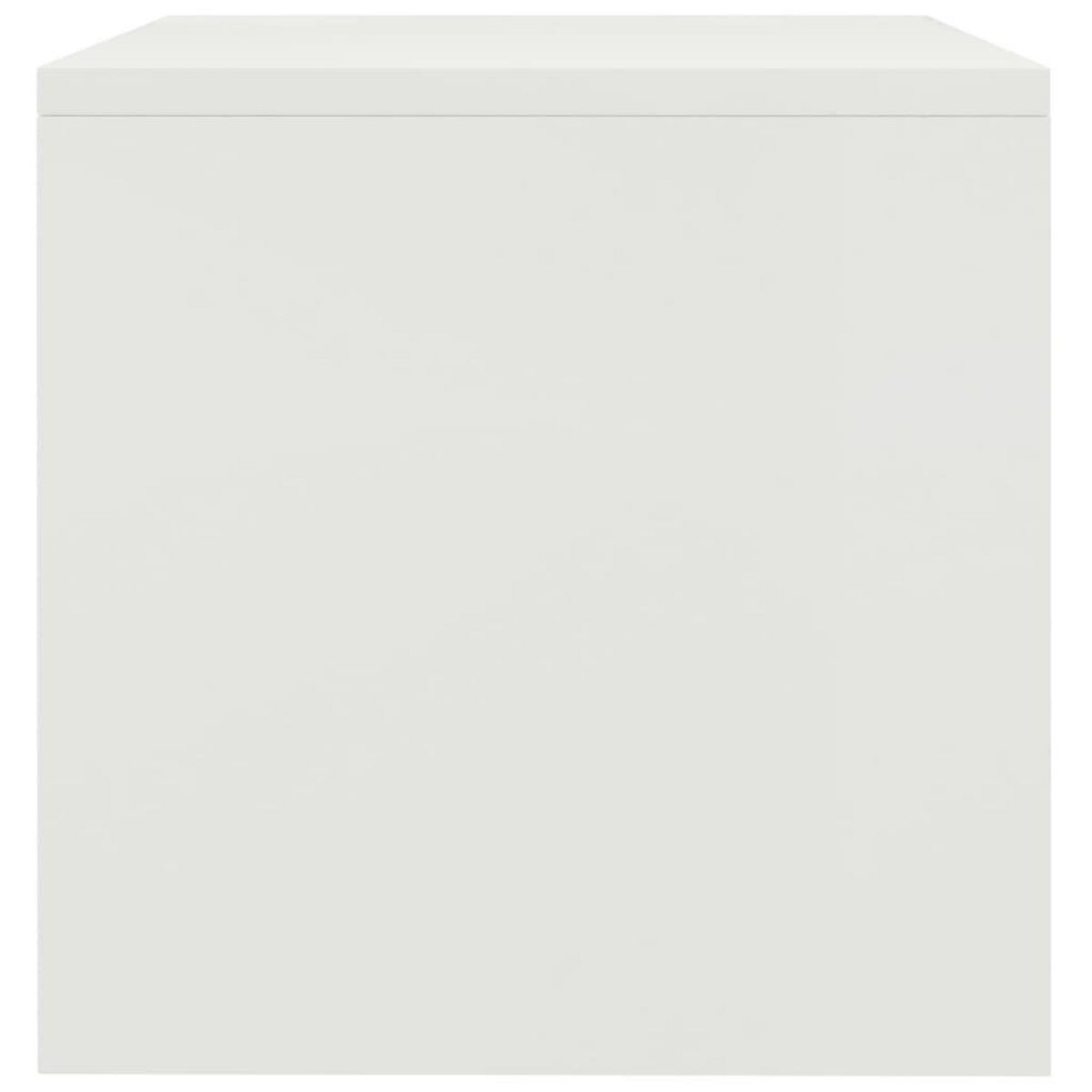 VIDAXL Table de chevet Blanc 40x30x30 cm Bois d'ingenierie