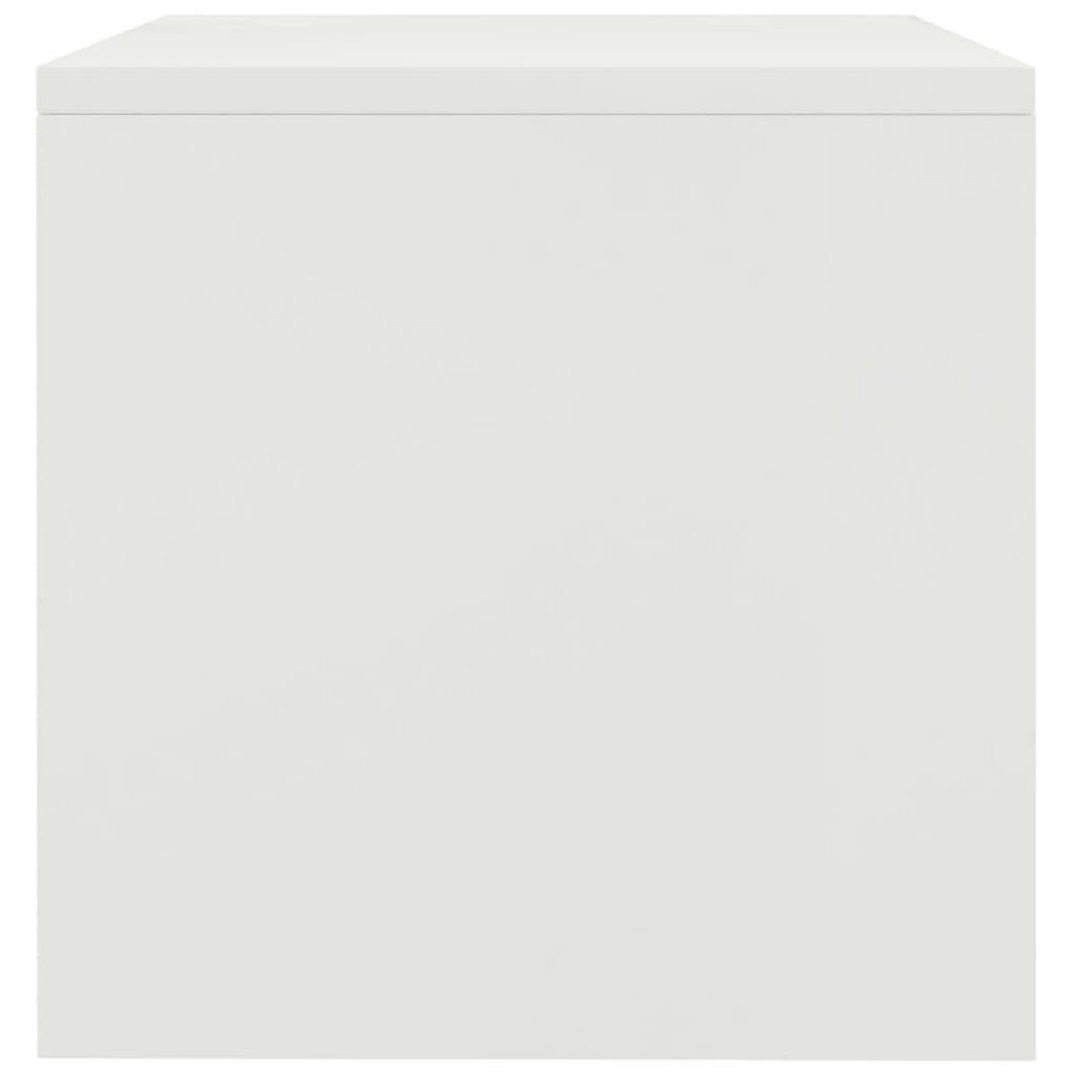 VIDAXL Table de chevet Blanc 40x30x30 cm Bois d'ingenierie