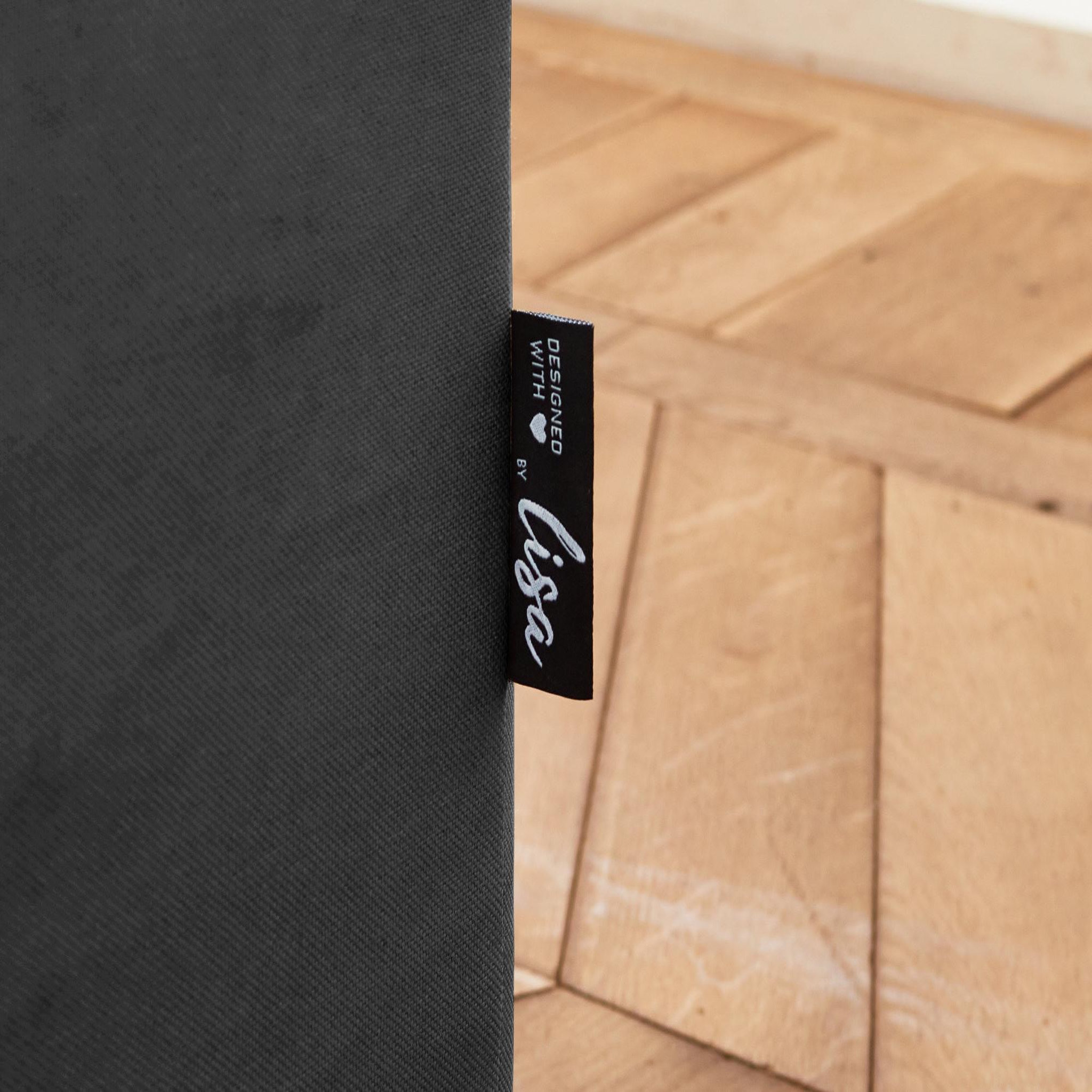 Voir la diapositive 5 : LISA DESIGN Adriann - canapé d'angle droit fixe - 4 places - en tissu déhoussable
