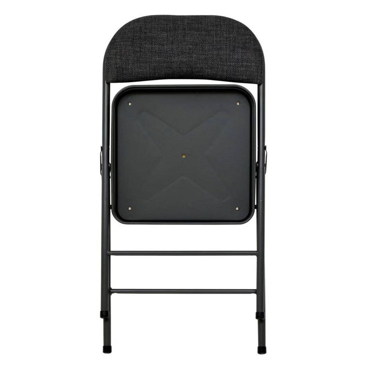 FIVE Lot de 4 chaises pliantes en tissu chiné FLEXY