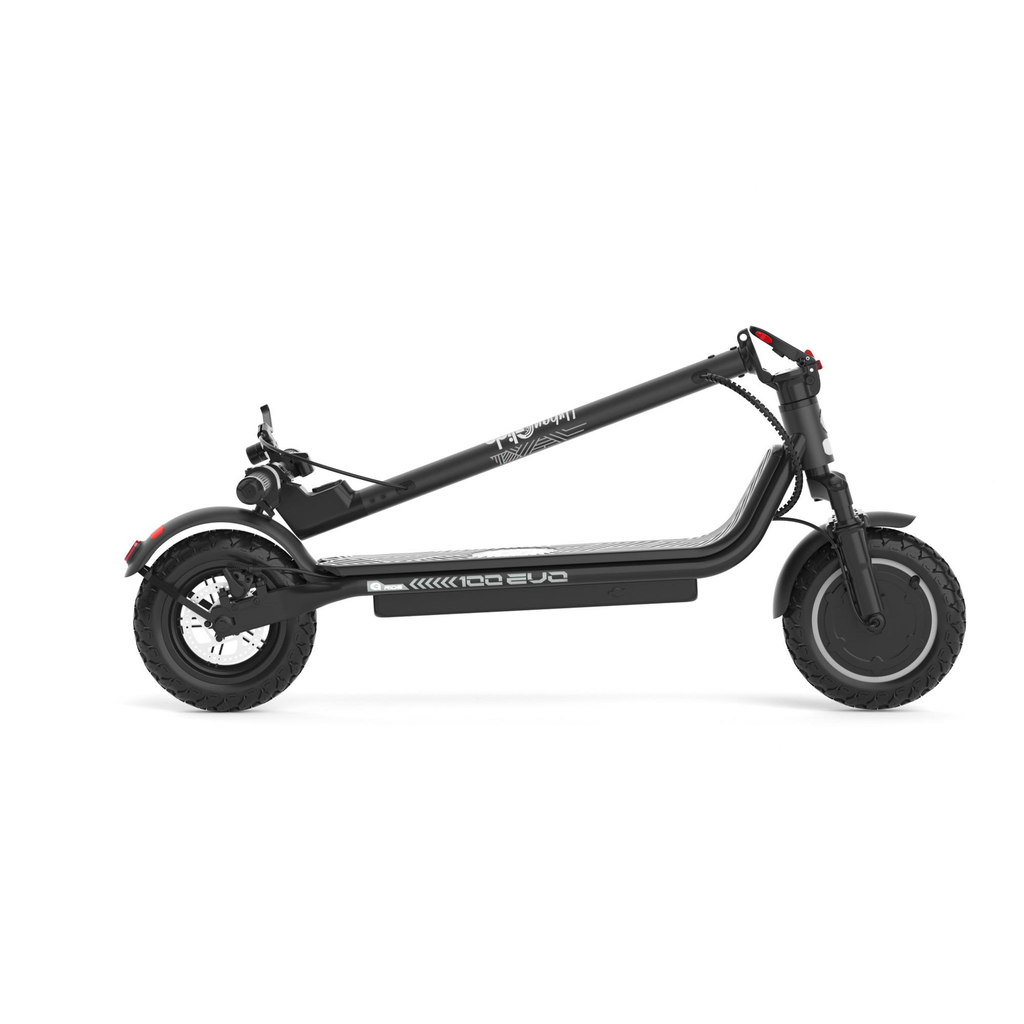 Voir la diapositive 1 : URBANGLIDE 100EV9 – Batterie 25.2V – Trottinette Électrique Adulte UrbanGlide – Autonomie Jusqu'a 25 km – Poids 16Kg – Pneu Cross 10  Gonflable