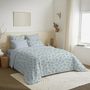Voir la diapositive 1 : COTON PUR Pack complet housse de couette réversible pour lit 180 x 200 cm  King size  Agathe céladon