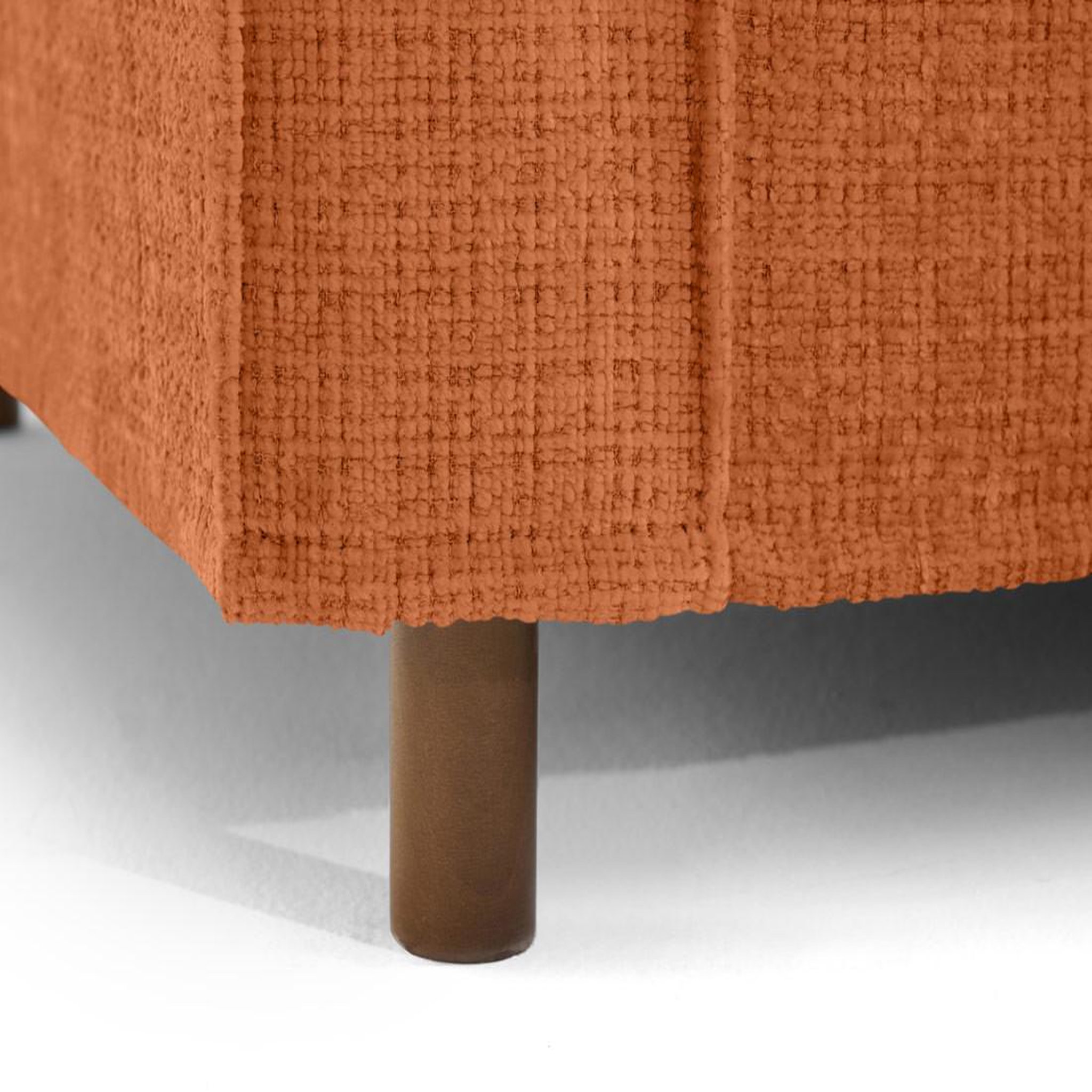 Voir la diapositive 2 : LISA DESIGN Jake - canapé déhoussable d'angle droit 5 places en velours texturé