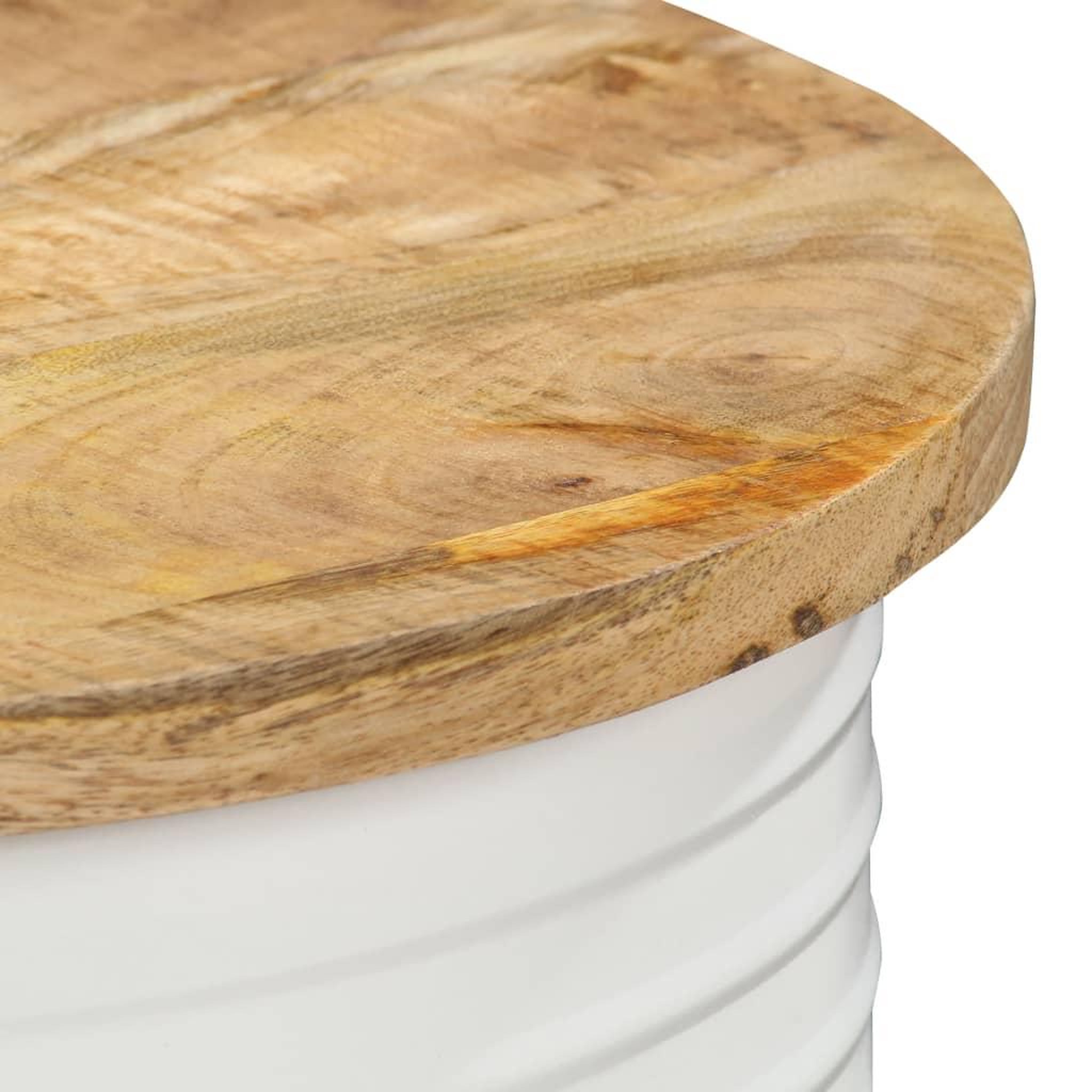 Voir la diapositive 3 : VIDAXL Table basse 43x55 cm Bois de manguier solide