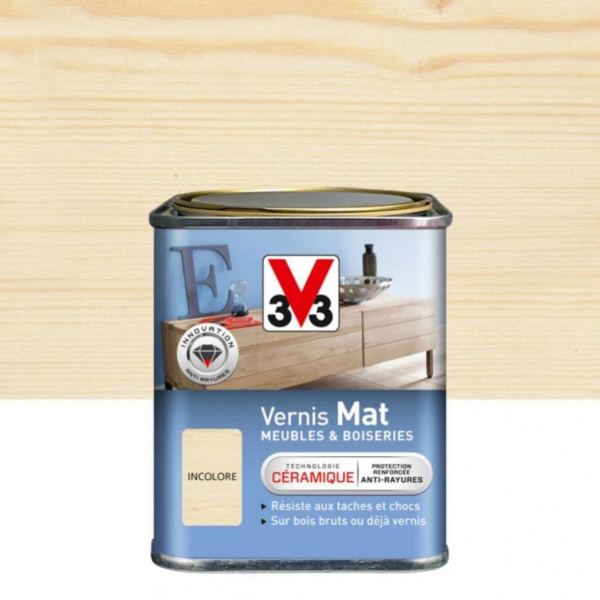 CENTRALE BRICO Vernis meuble et objet V33, incolore mat, 0.25l