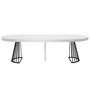 Voir la diapositive 2 : Paris Prix Table de Repas Extensible  Virginia  110-260cm Blanc