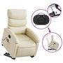 Voir la diapositive 5 : VIDAXL Fauteuil inclinable de massage Creme Similicuir