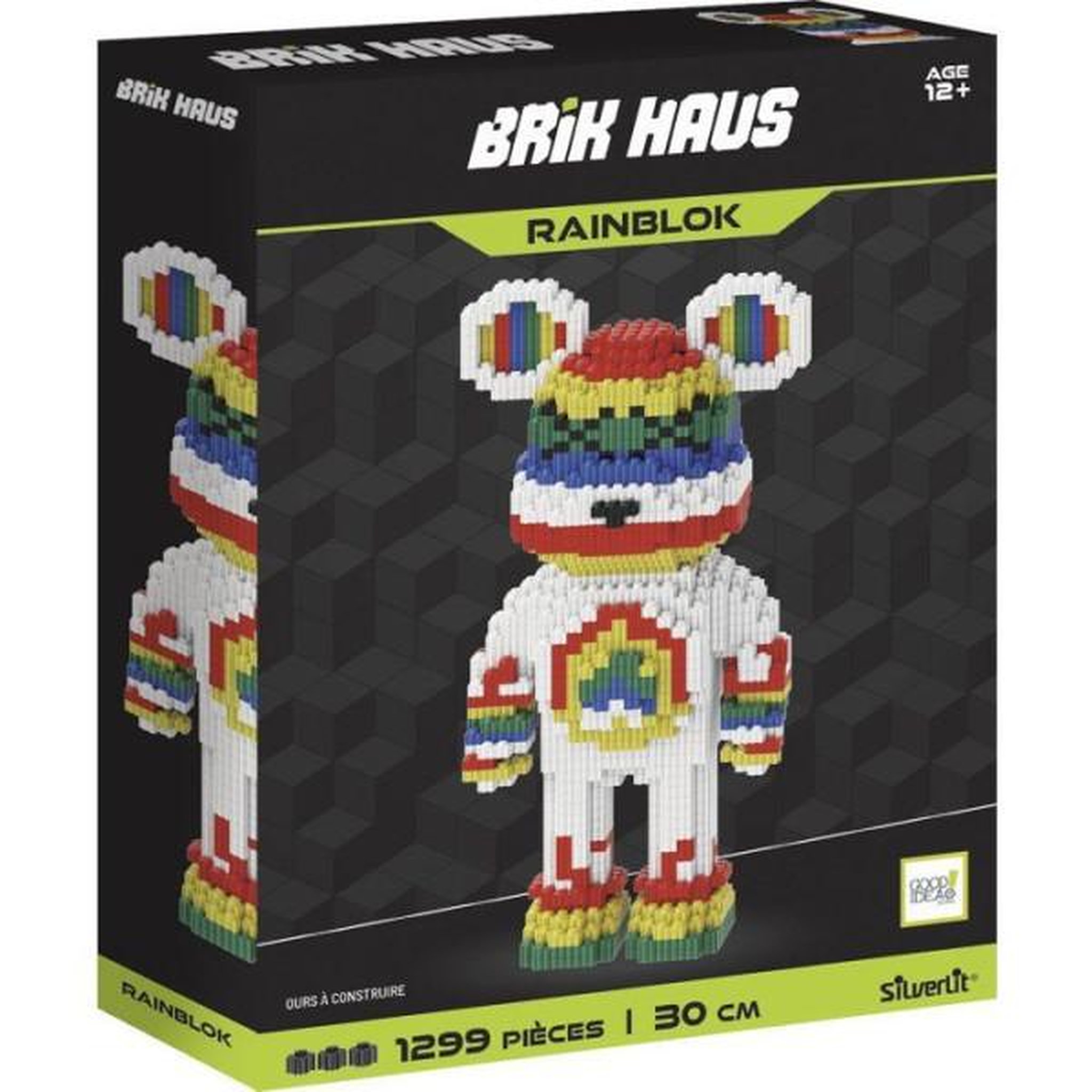 Voir la diapositive 4 : SILVERLIT Jeu de construction décoratif - SILVERLIT - Brik Haus Ours XL - Plus de 1200 pièces - Objet déco moderne