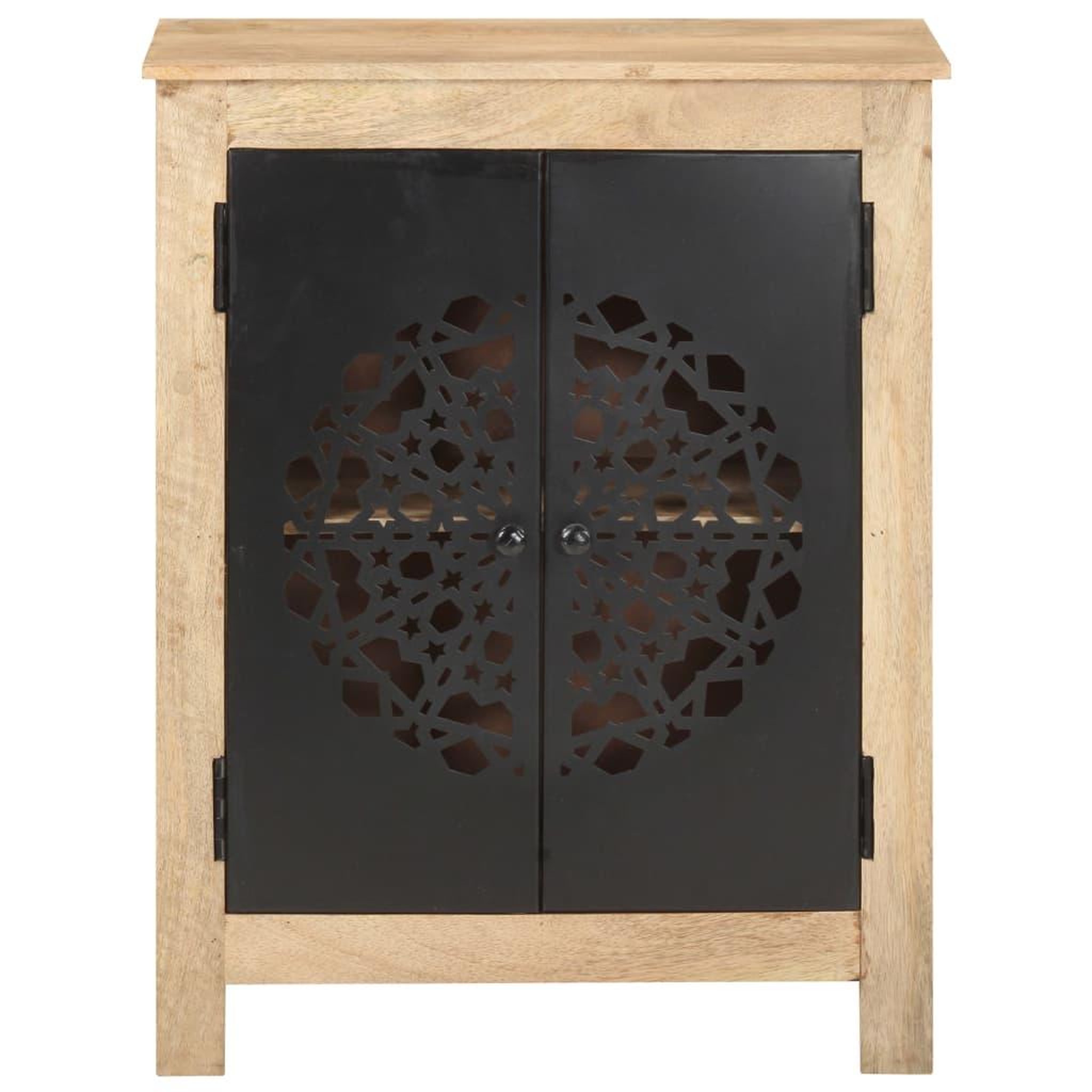 Voir la diapositive 2 : VIDAXL Buffet 60x35x75 cm bois de manguier massif