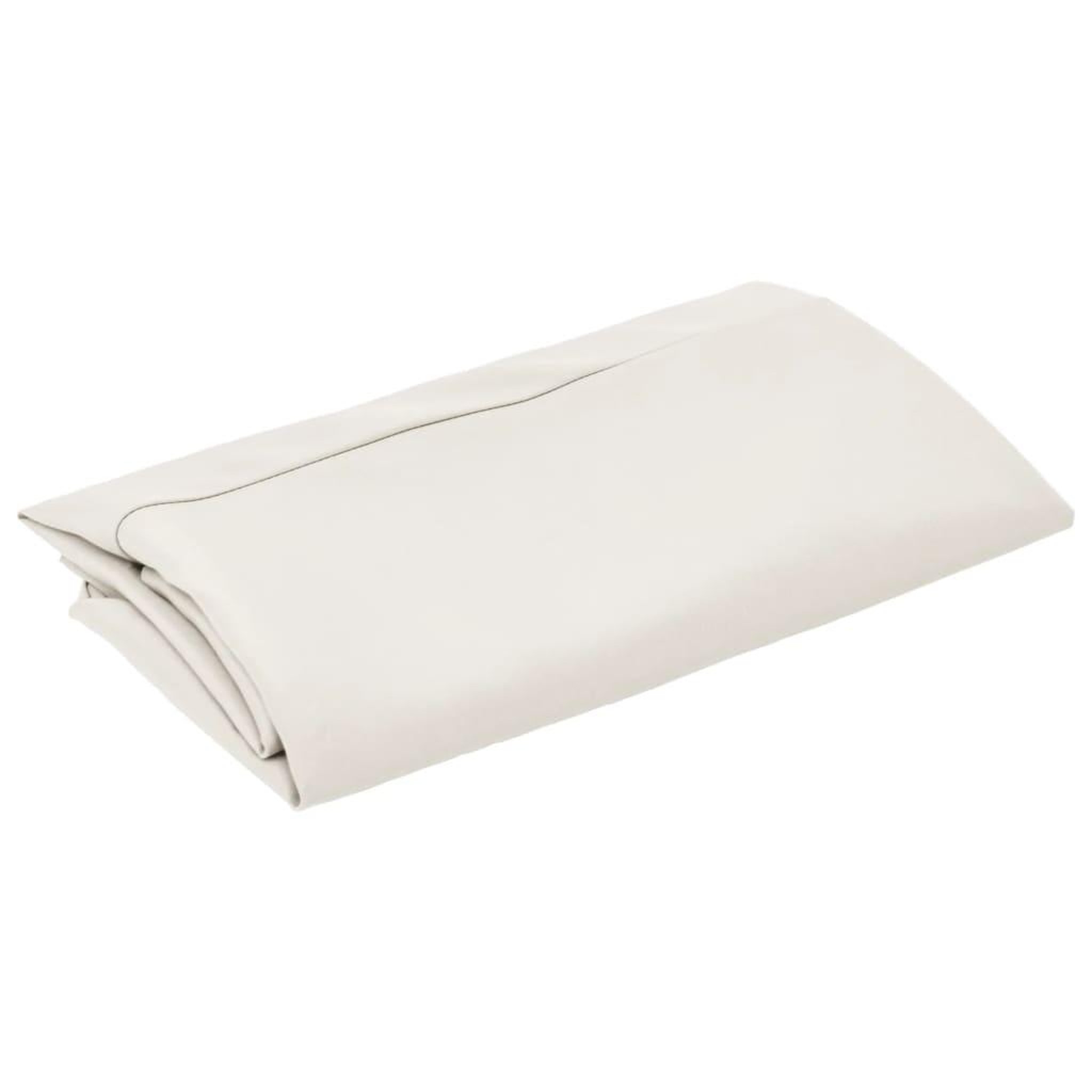 Voir la diapositive 3 : VIDAXL Tissu de remplacement pour parasol deporte Blanc sable 350 cm