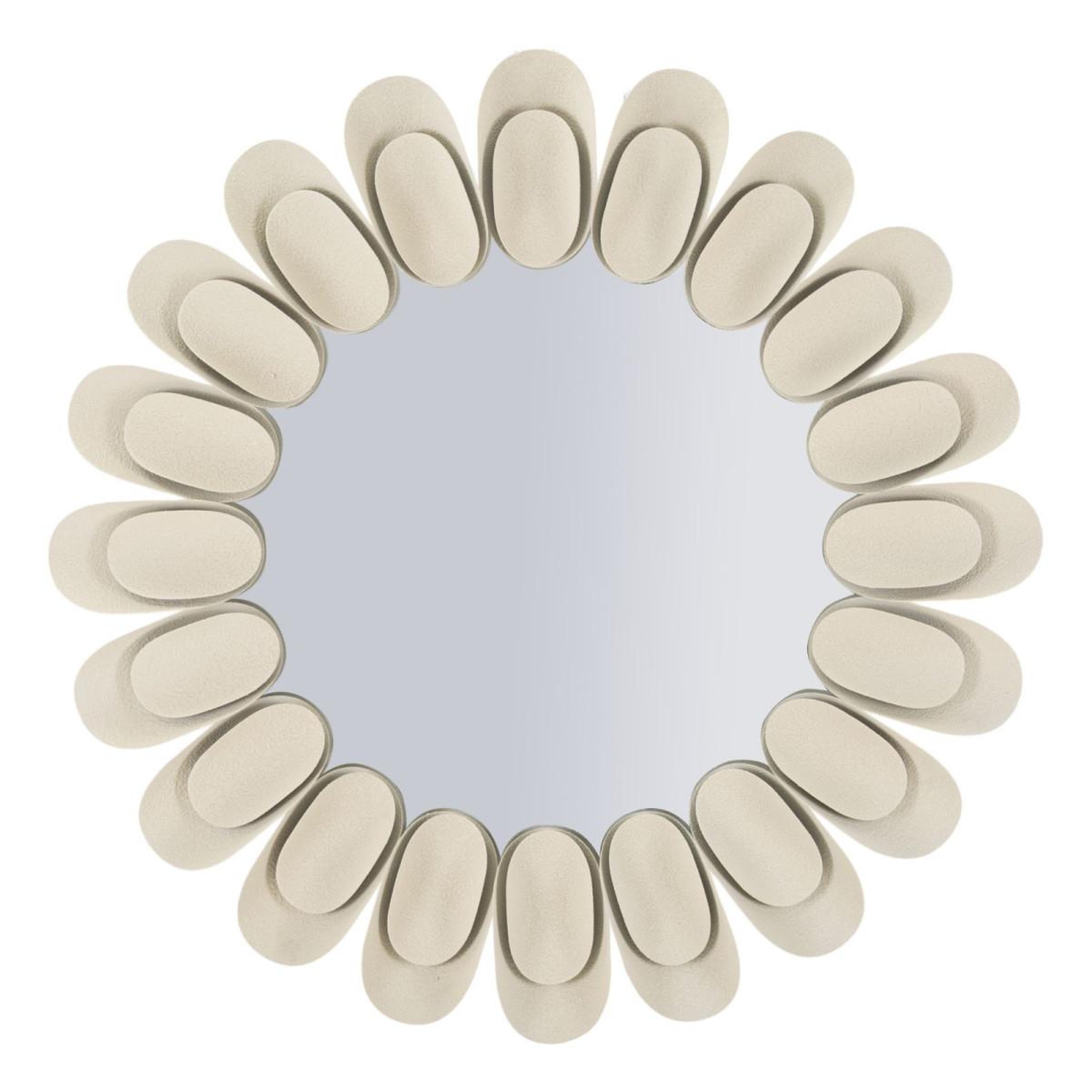 Paris Prix Miroir Mural Design  Dune  85cm Crème