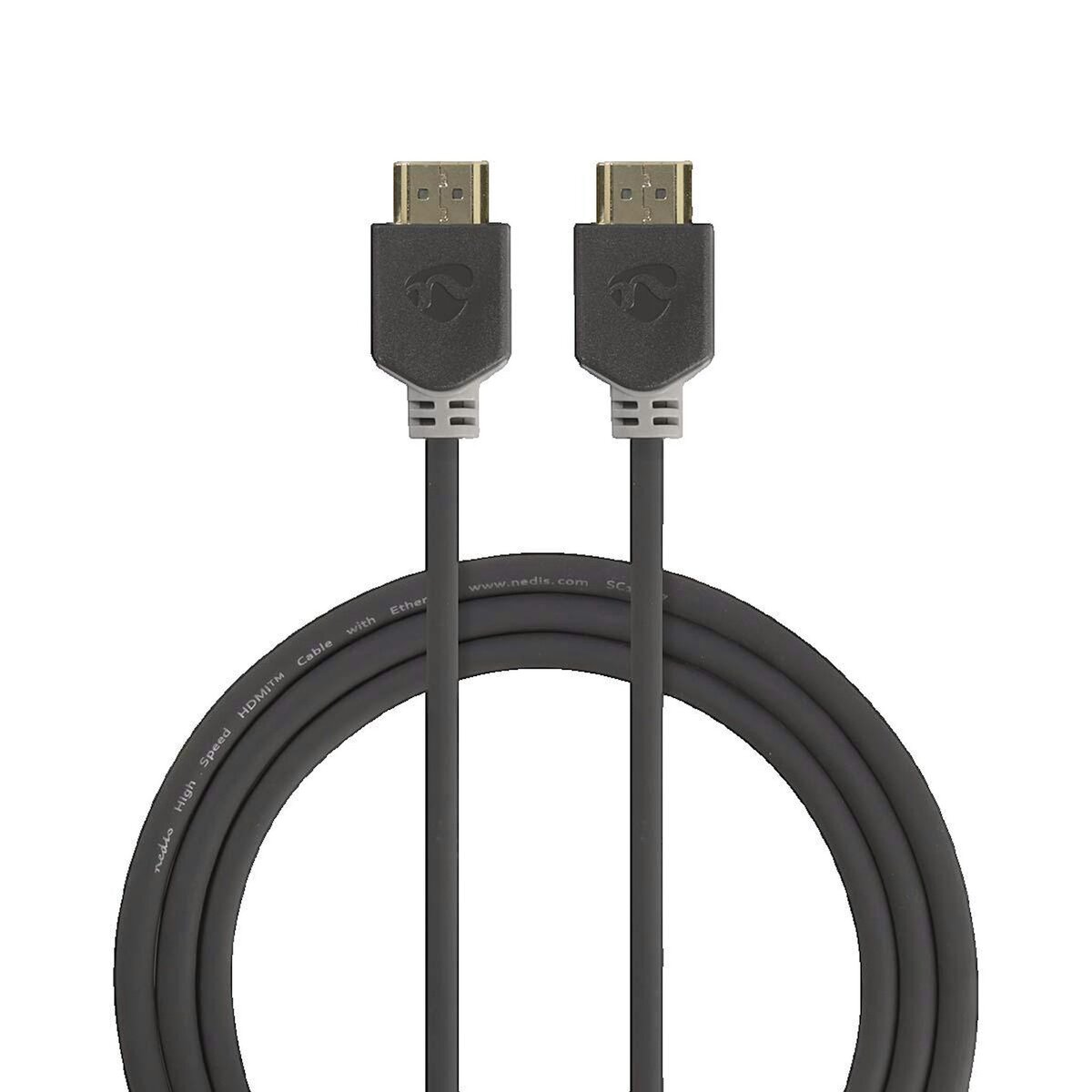 NEDIS Câble HDMI Nedis Premium High Speed 2 m avec Ethernet, 4K, 3D