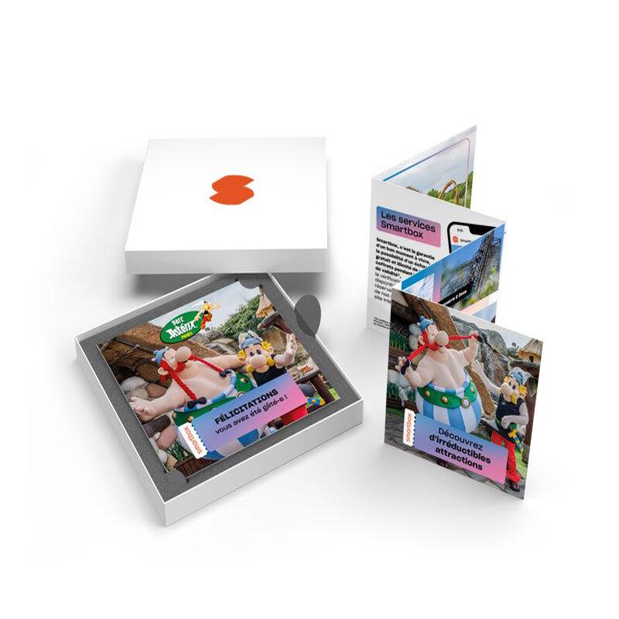 Voir la diapositive 2 : Smartbox Astérix  - 2 billets adultes - coffret cadeau multi-thèmes