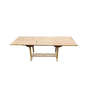 Voir la diapositive 1 : CONCEPT USINE table de jardin rectangle en teck brut 10 places KAJANG