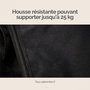 Voir la diapositive 5 : VIVEZEN Housse de transport pour table de massage avec rangements - Noir