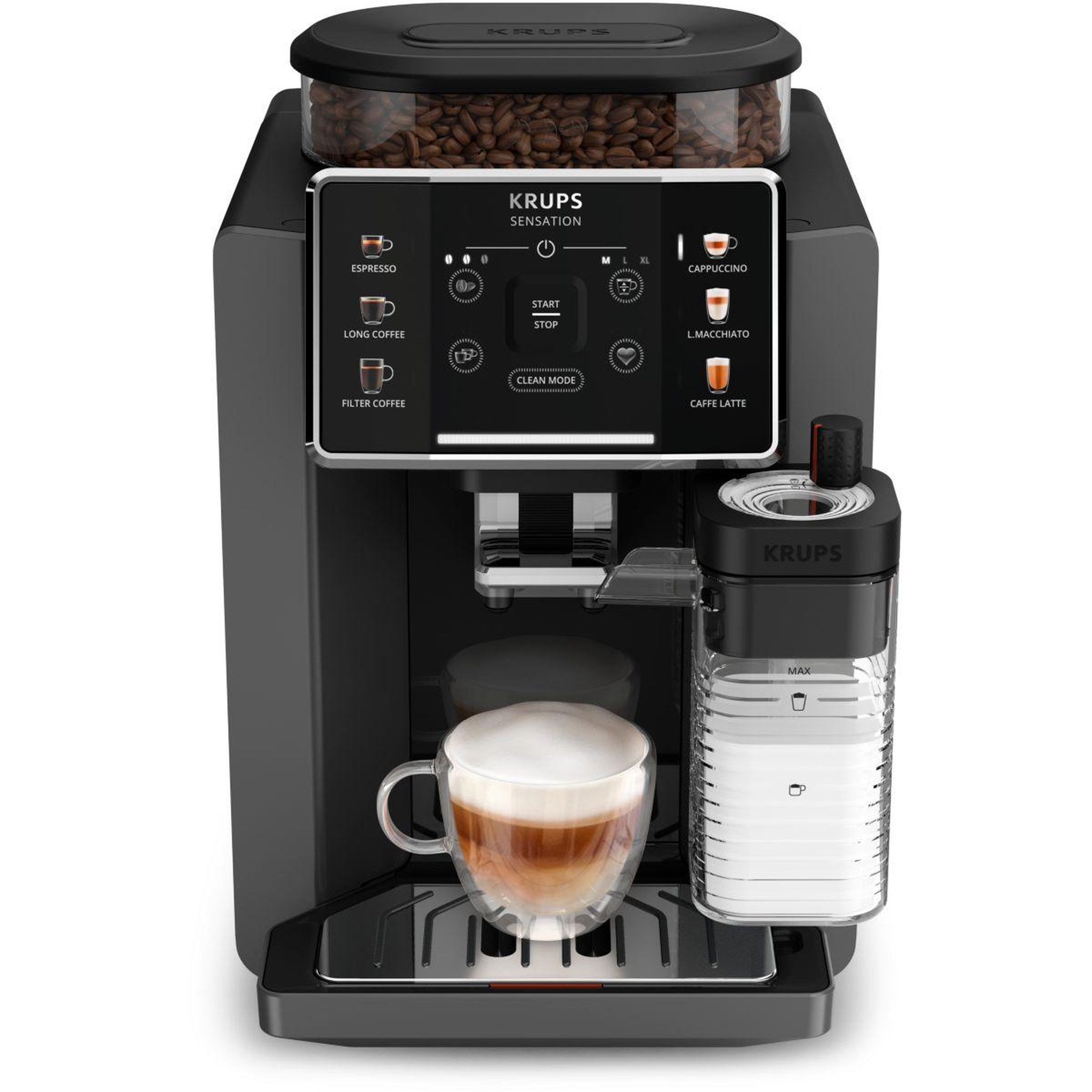 KRUPS Expresso broyeur sensation lait ea912hf1