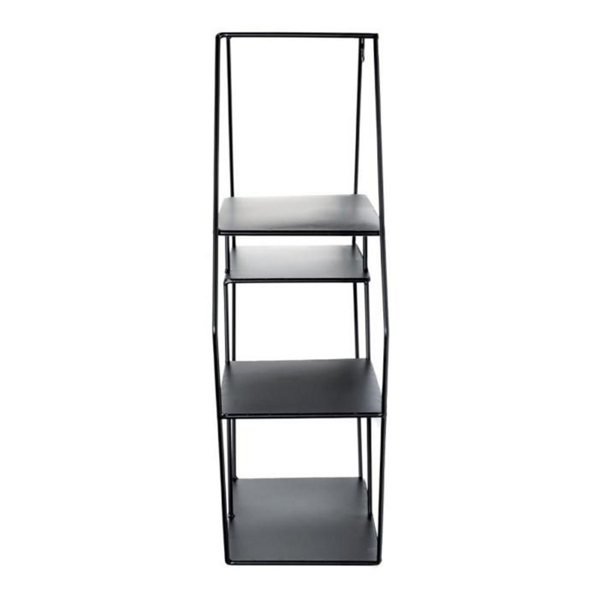 Paris Prix Étagère Murale 3 Niveaux  Inaya  61cm Noir