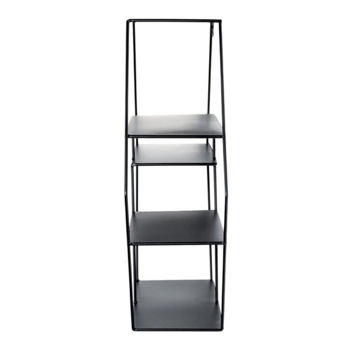 Paris Prix Étagère Murale 3 Niveaux  Inaya  61cm Noir