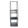 Voir la diapositive 3 : Paris Prix Étagère Murale 3 Niveaux  Inaya  61cm Noir